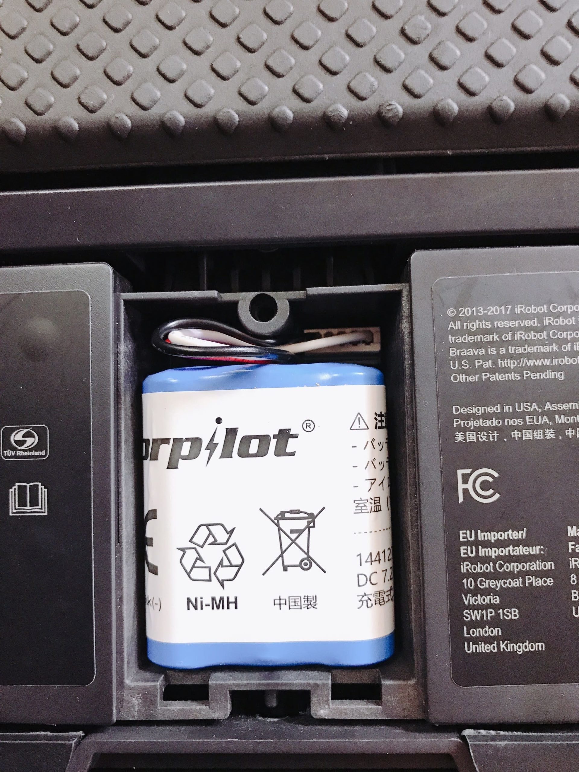 【ブラーバ 380j】バッテリー交換方法 互換バッテリー | U.S. TRAVEL WATCHER