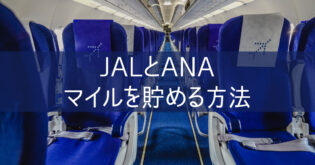 【JALとANA マイルを貯める方法】どちらが貯めやすい？陸マイラーおすすめ