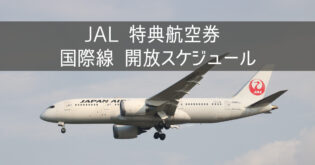 【JAL 特典航空券 直前開放あります】 国際線 開放スケジュール