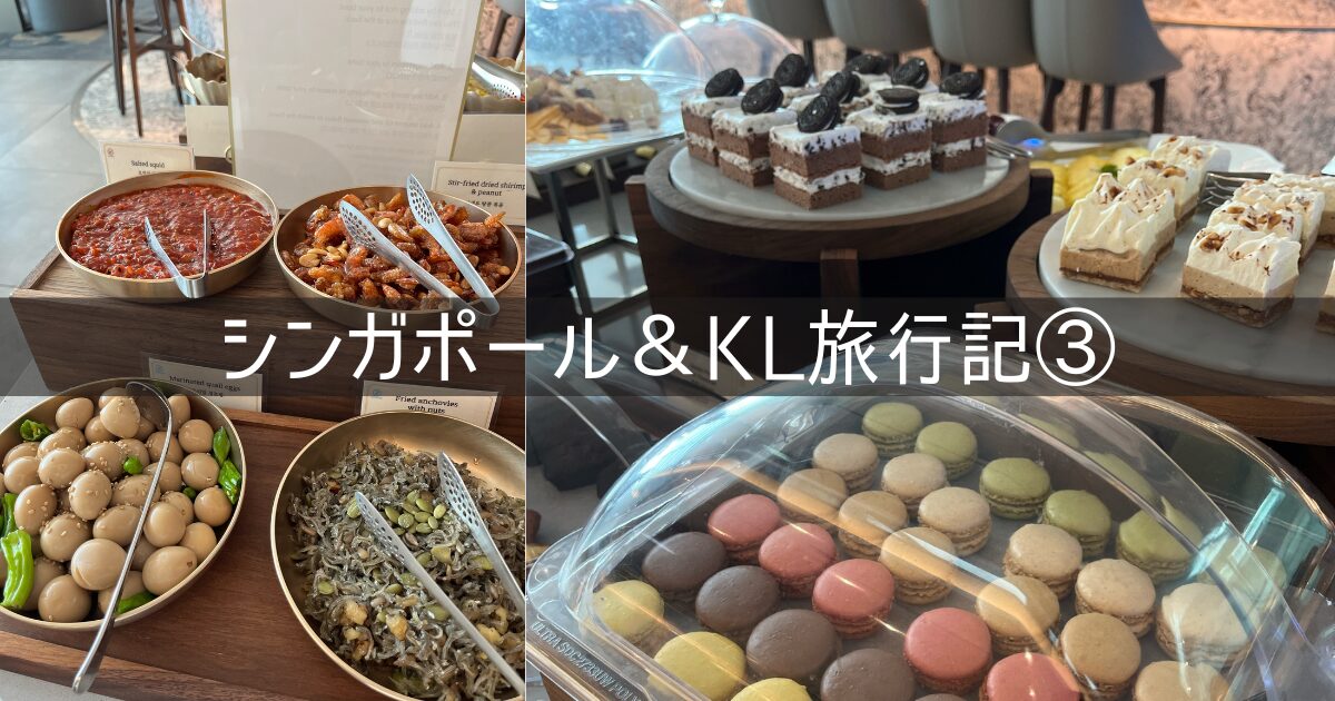 シンガポール＆クアラルンプール 旅行記 2026年3月③ 1日目 仁川空港 アシアナ シルバークリスラウンジ